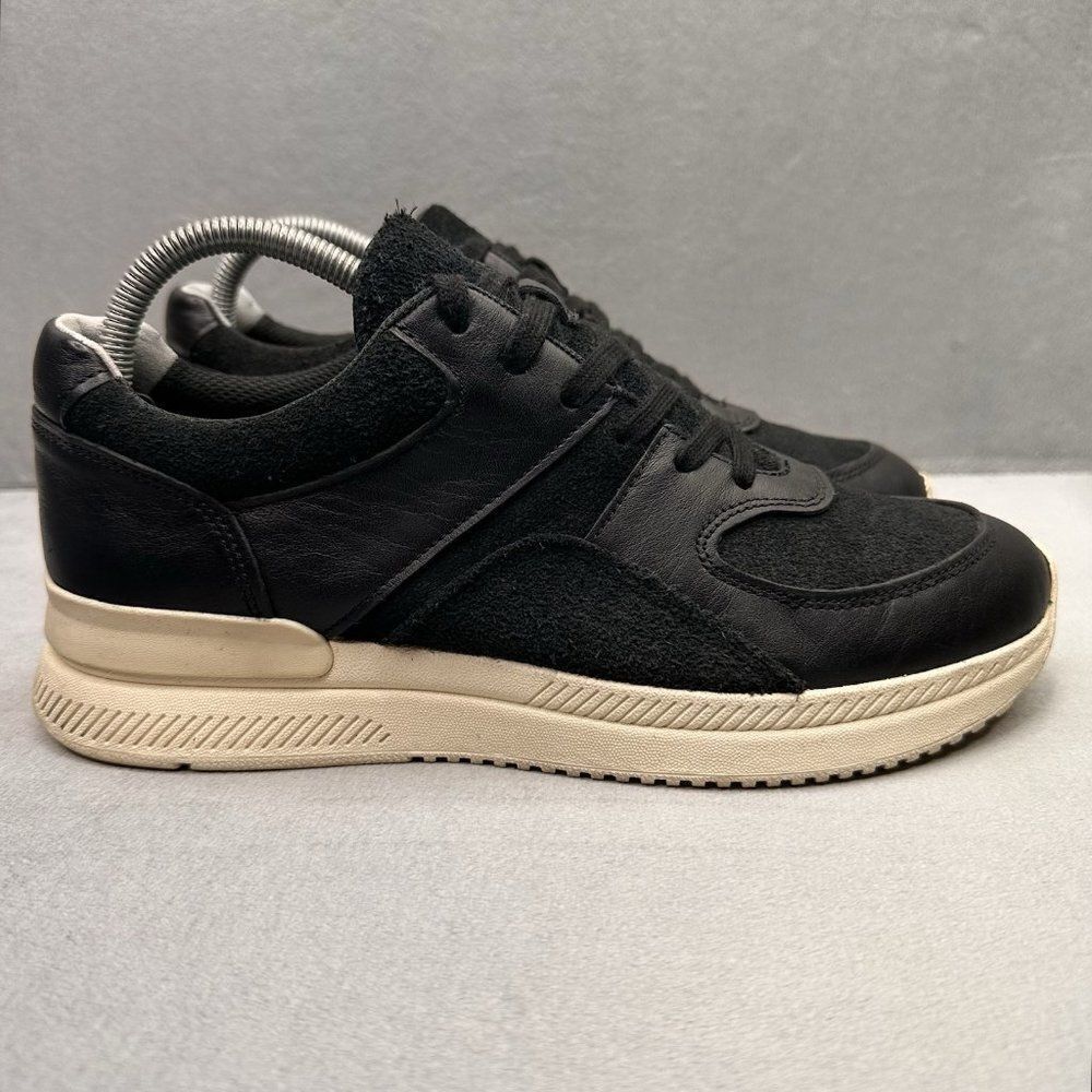 Everane The Trainer Womens Size 10 Shoes Black/Off White Leather Athletic - Picture 1 of 9